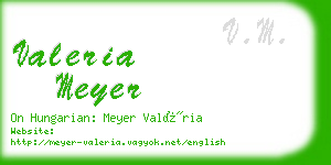 valeria meyer business card